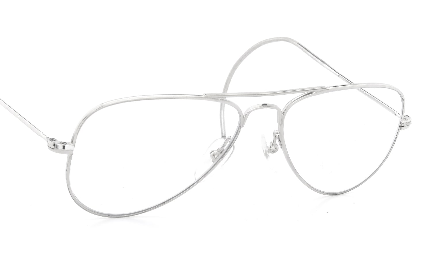 Unknown Vintage Frame Aviator 001 Silver