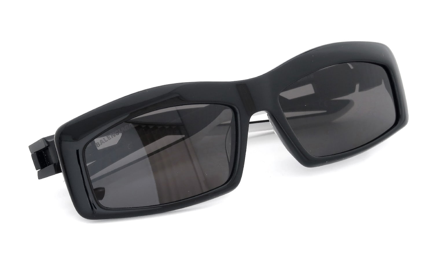 BALENCIAGA サングラス通販 Hybrid-Rectangular BB0026S col.001 Black