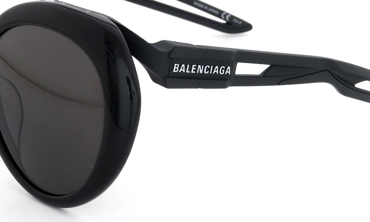 BALENCIAGA サングラス通販 Hybrid-Butterfly BB0024SA col.004 Black 56size (取扱