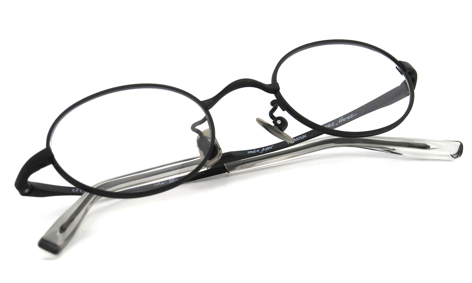 One/Three Compound Frame メガネ cfb-04通販 col.00m 45size マット 