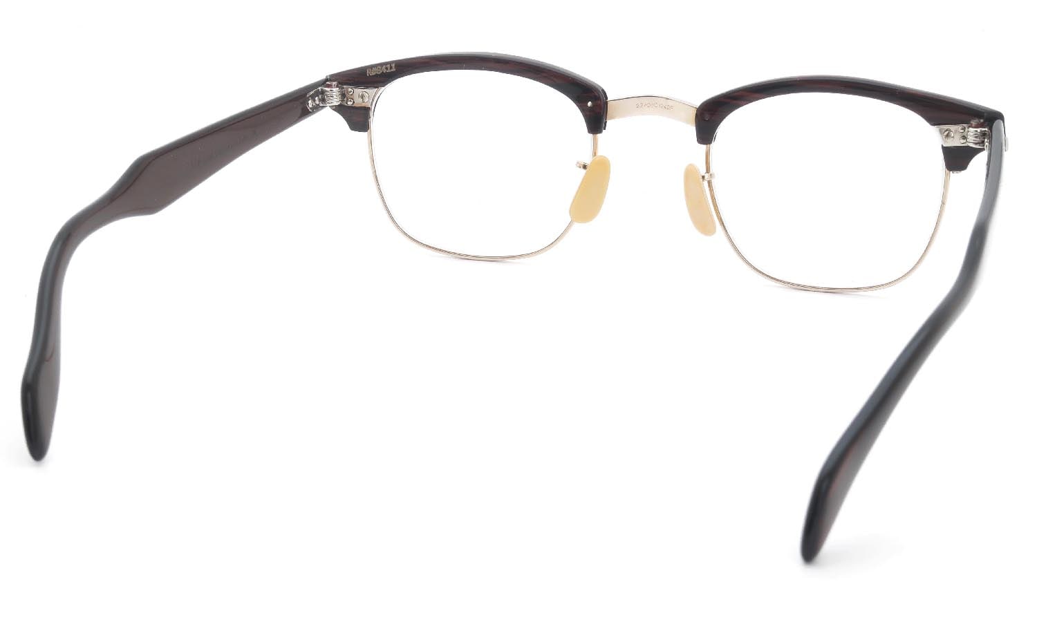 American Optical 1950s〜1960s A600 Combination REDWOOD-GOLD 1/10 12KGF 46-22