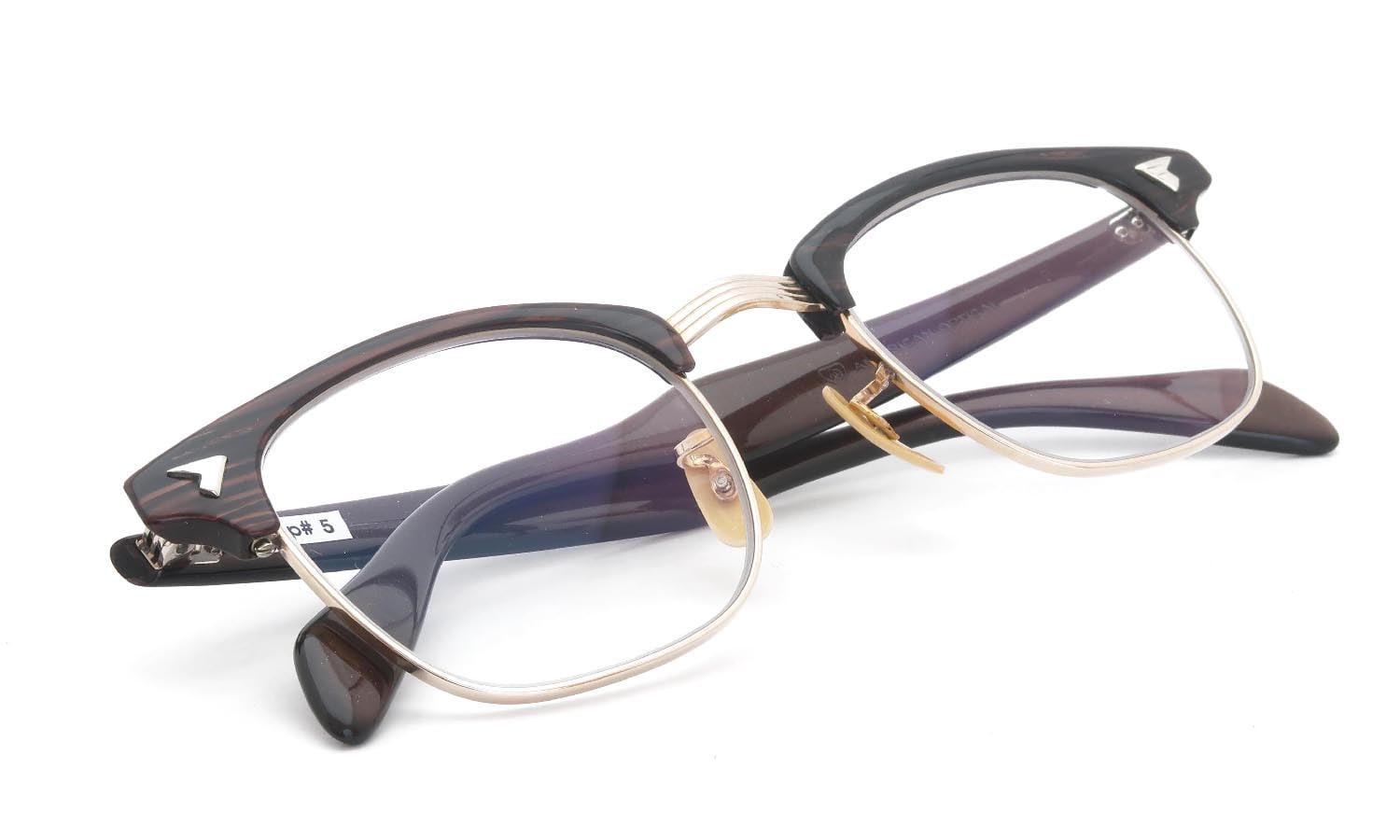 American Optical 1950s〜1960s A600 Combination REDWOOD-GOLD 1/10 12KGF 46-22