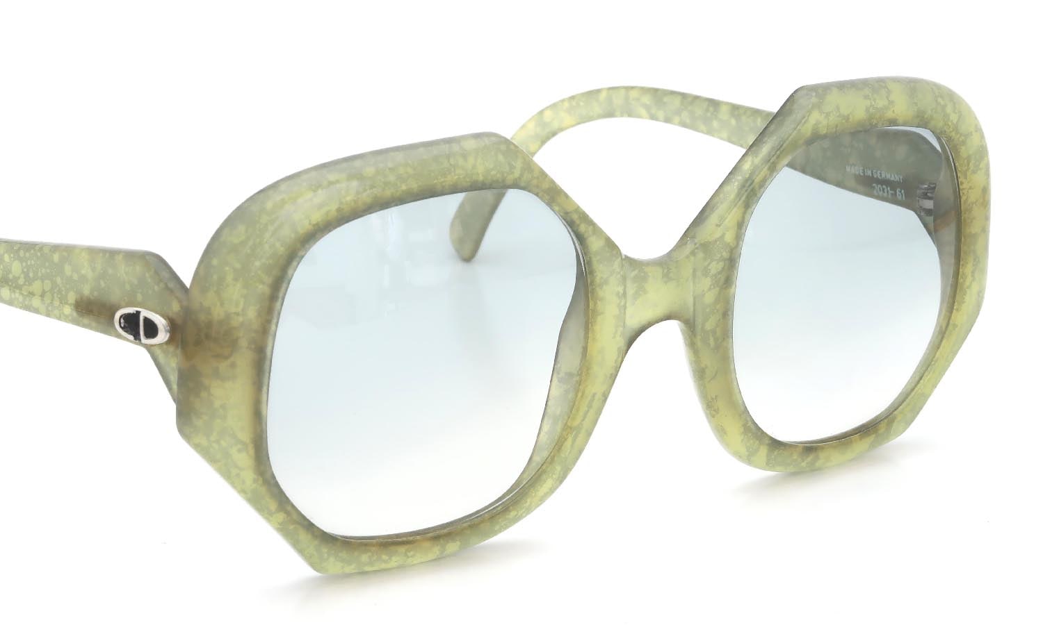 Vintage Christian Dior 1970s 2031-61 Optyl Leaf-Vein