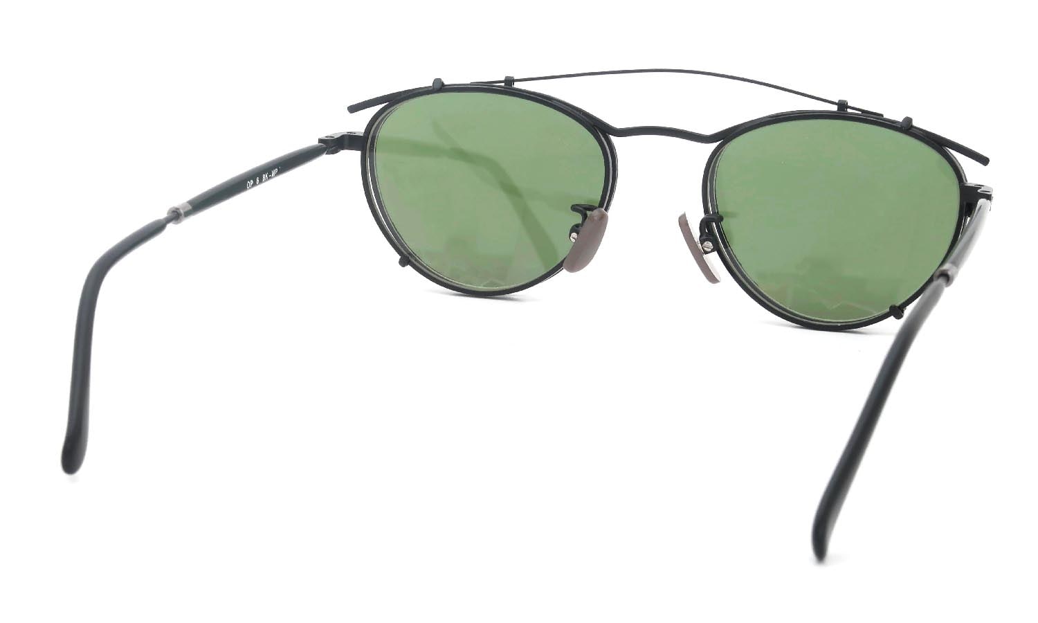 OLIVER PEOPLES 1990's OP-6 BK-MP with Clip