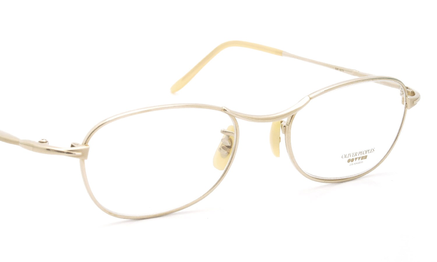 OLIVER PEOPLES 1990's OP-571 G with-clip V.Green Lens