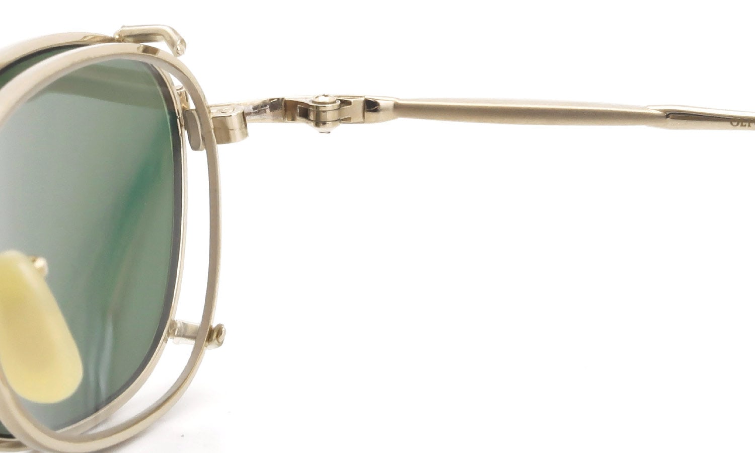 OLIVER PEOPLES 1990's OP-571 G with-clip V.Green Lens