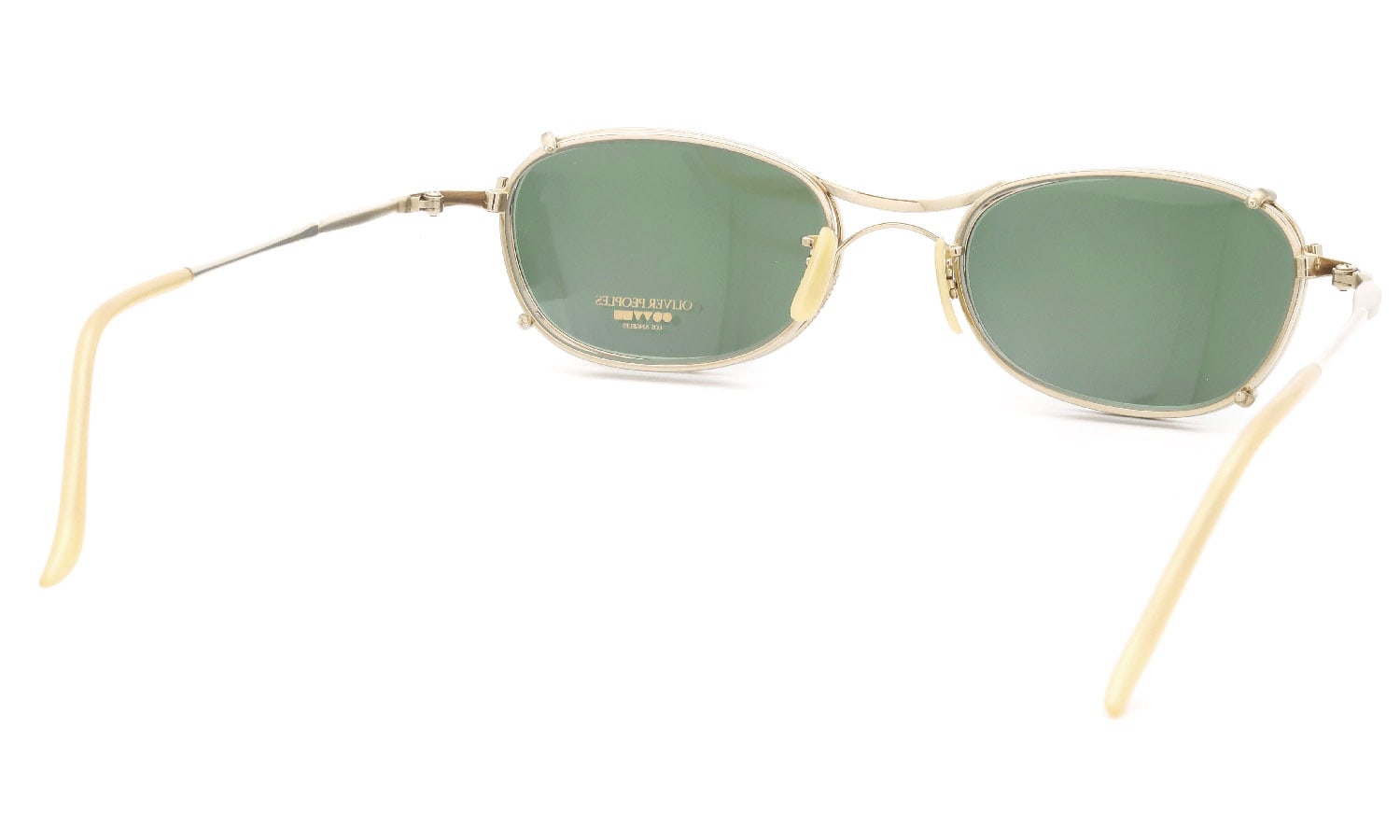 OLIVER PEOPLES 1990's OP-571 G with-clip V.Green Lens