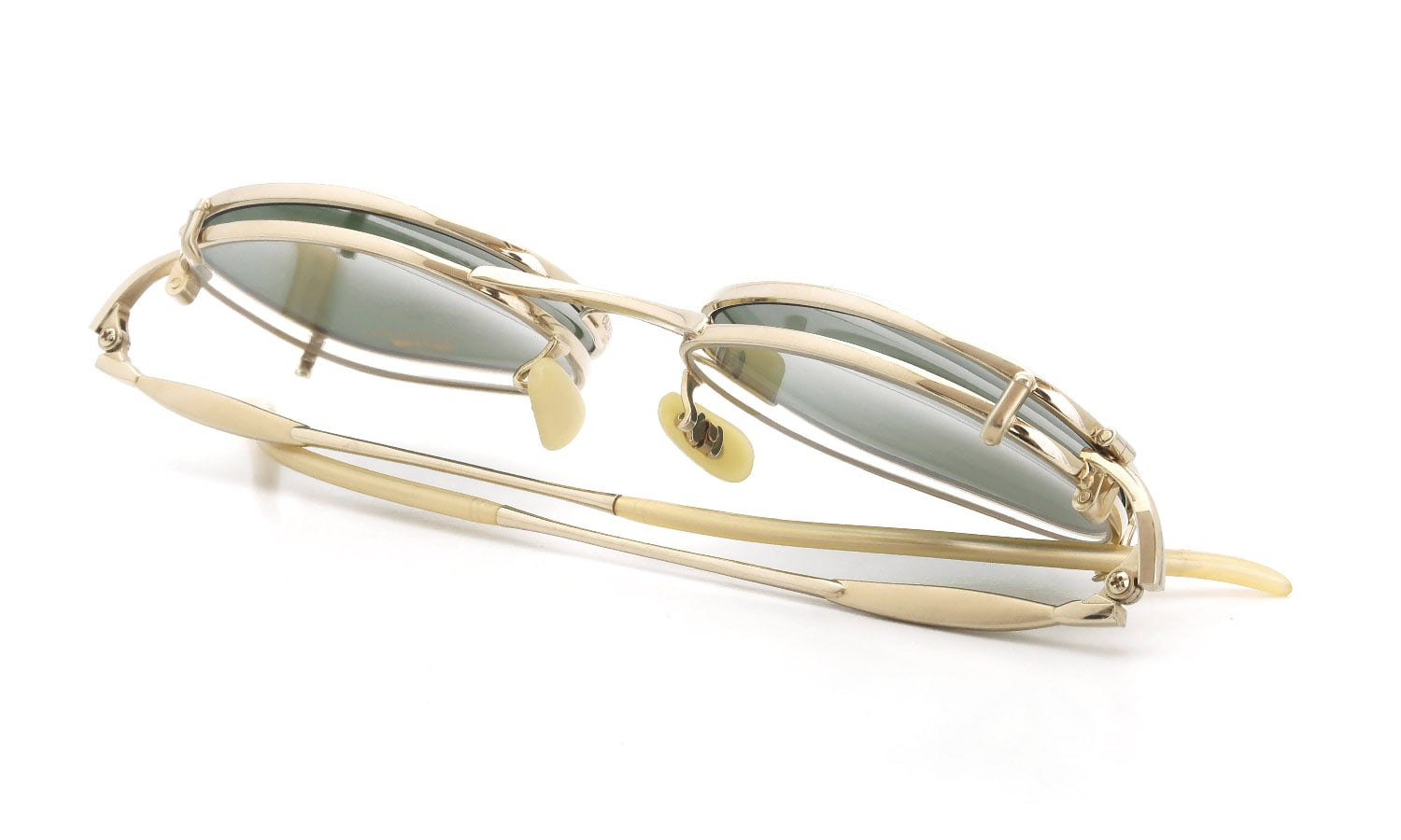 OLIVER PEOPLES 1990's OP-571 G with-clip V.Green Lens