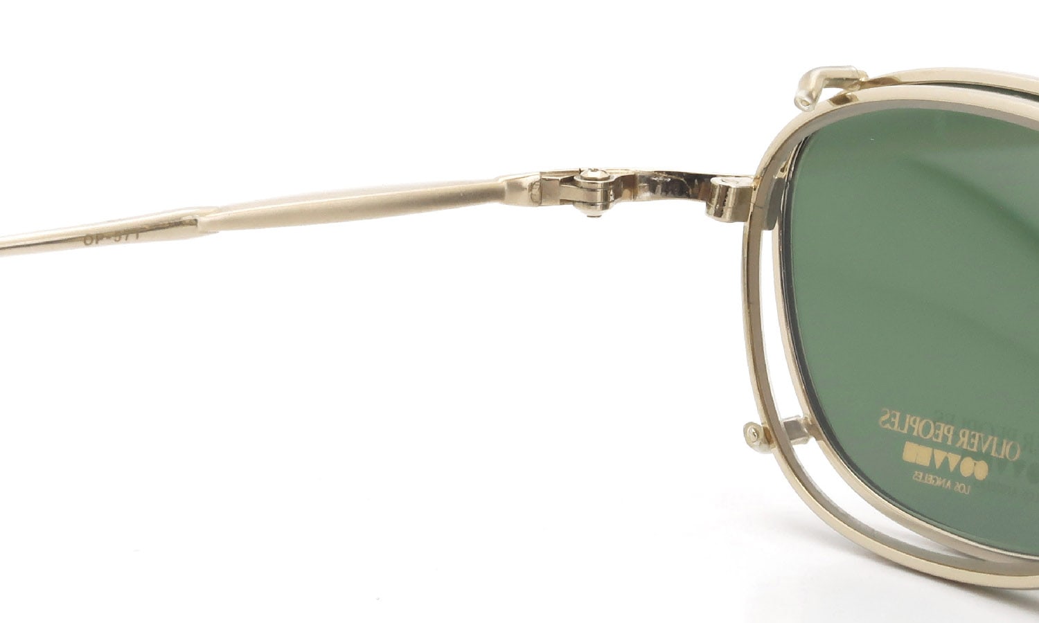 OLIVER PEOPLES 1990's OP-571 G with-clip V.Green Lens