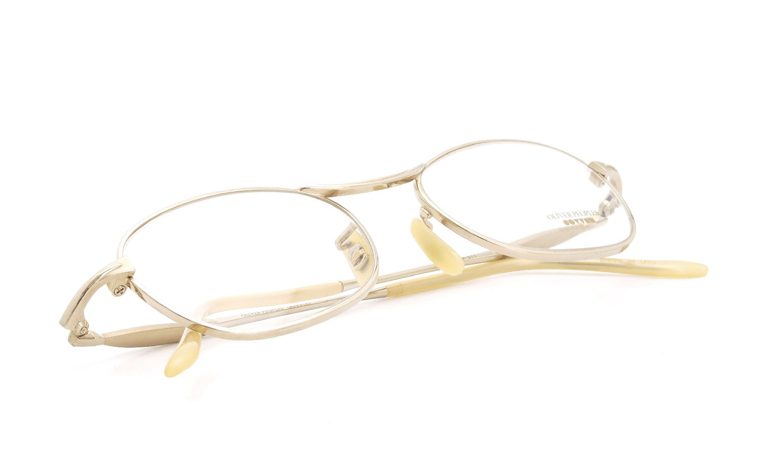 OLIVER PEOPLES 1990's OP-571 G with-clip V.Green Lens