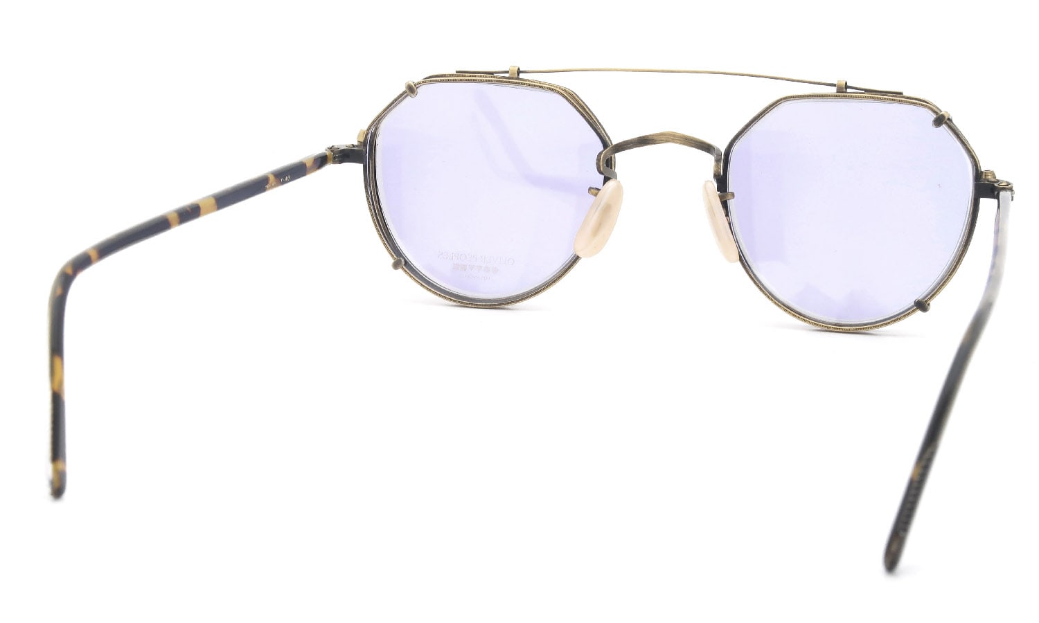 OLIVER PEOPLES 1990's OP-43 T-AG with clip LightPurpleLens