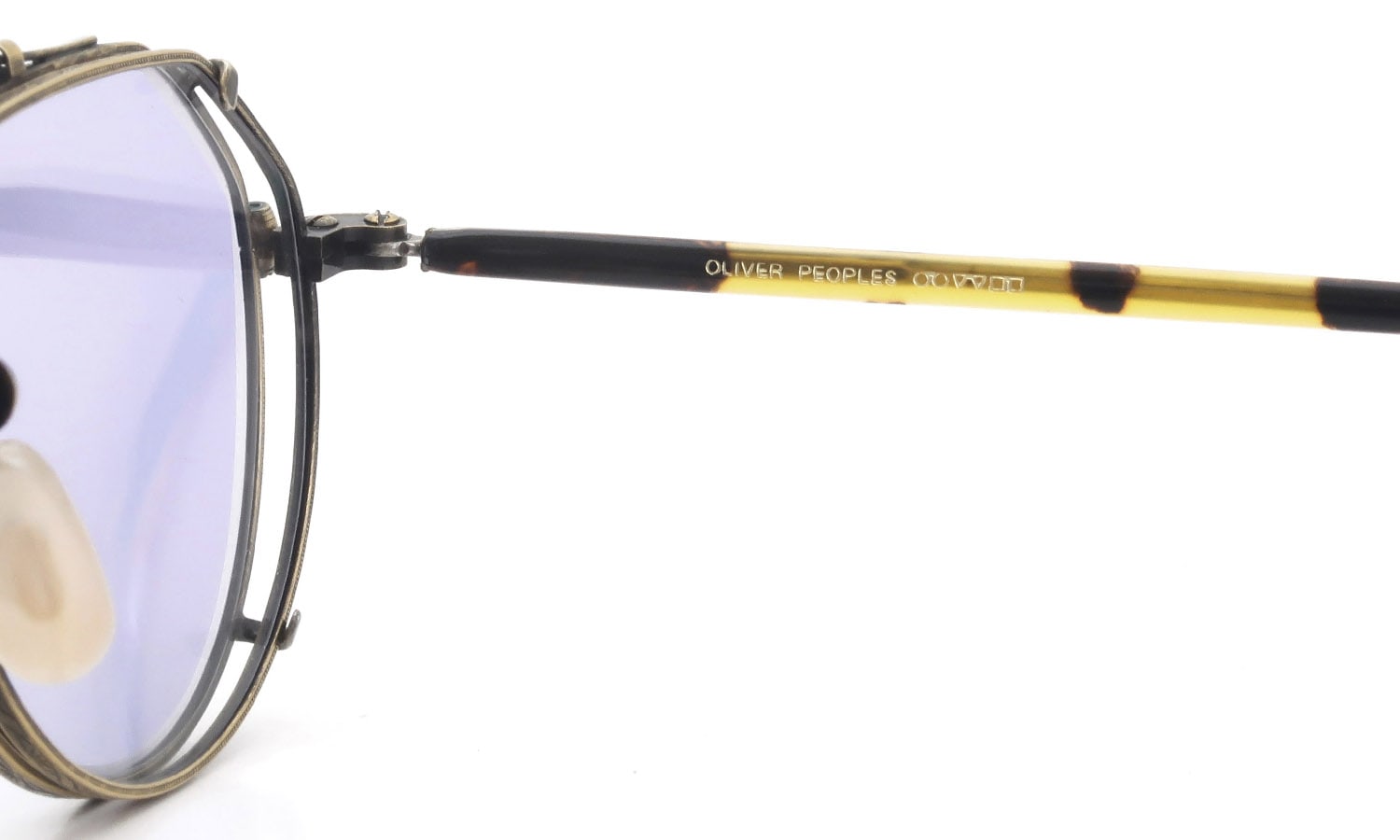 OLIVER PEOPLES 1990's OP-43 T-AG with clip LightPurpleLens