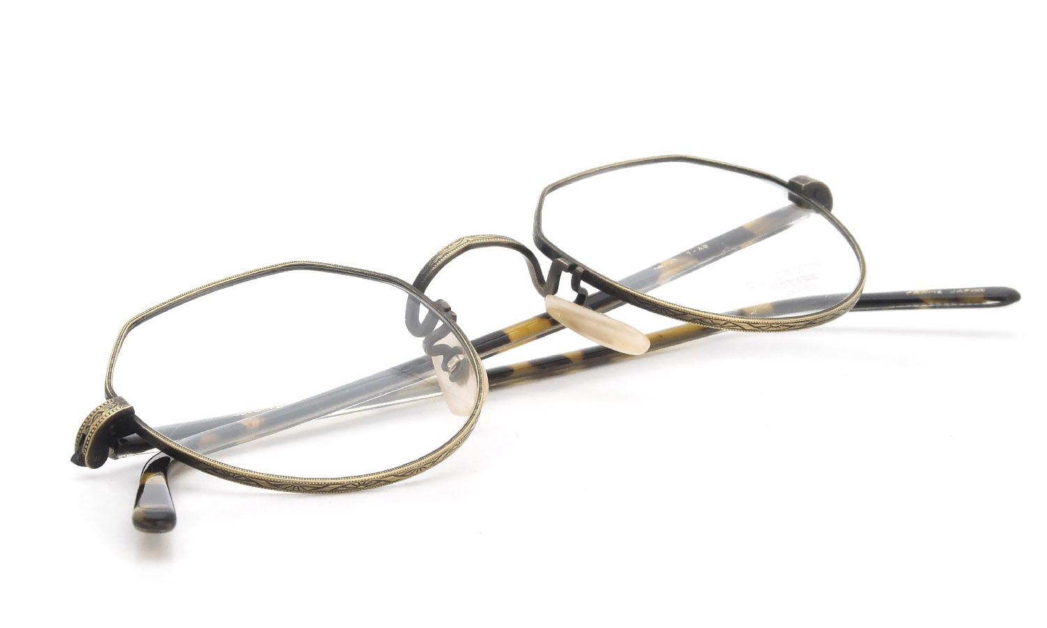 OLIVER PEOPLES 1990's OP-43 T-AG with clip LightPurpleLens