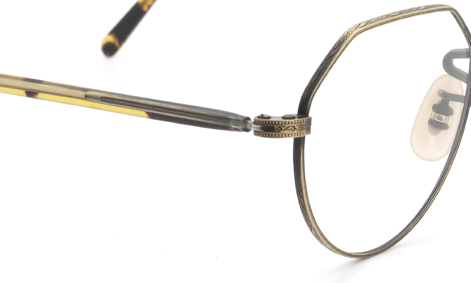 OLIVER PEOPLES 1990's OP-43 T-AG with clip LightPurpleLens