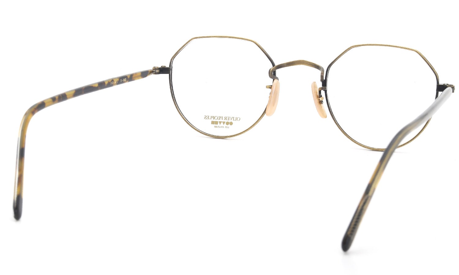 OLIVER PEOPLES 1990's OP-43 T-AG with clip GreenLens