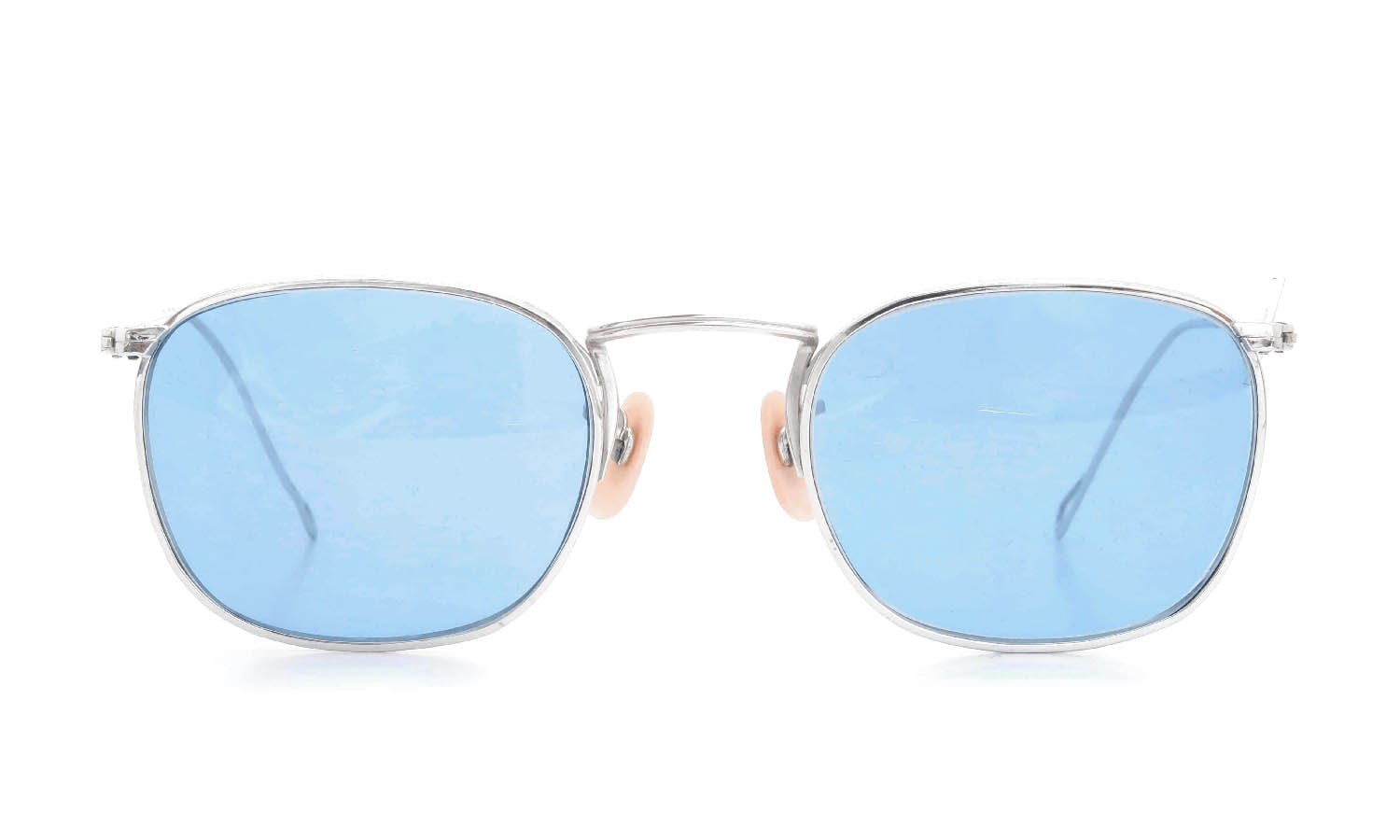 The Spectacle/ Shuron vintage GFサングラス通販 1930s〜1940s Whitaker Full-Frame WG  1/10 12KGF 47-22 Sky-Blue-Lens #93844 (取扱店：浦和) ポンメガネ
