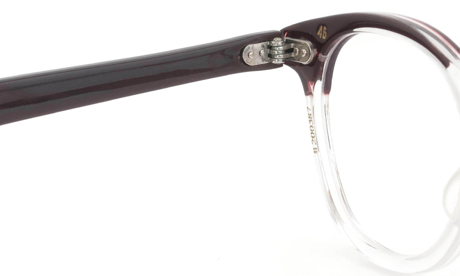 The Spectacle/TART Optical vintage LEADING-LIZ BROWN-CRYSTAL 46-20