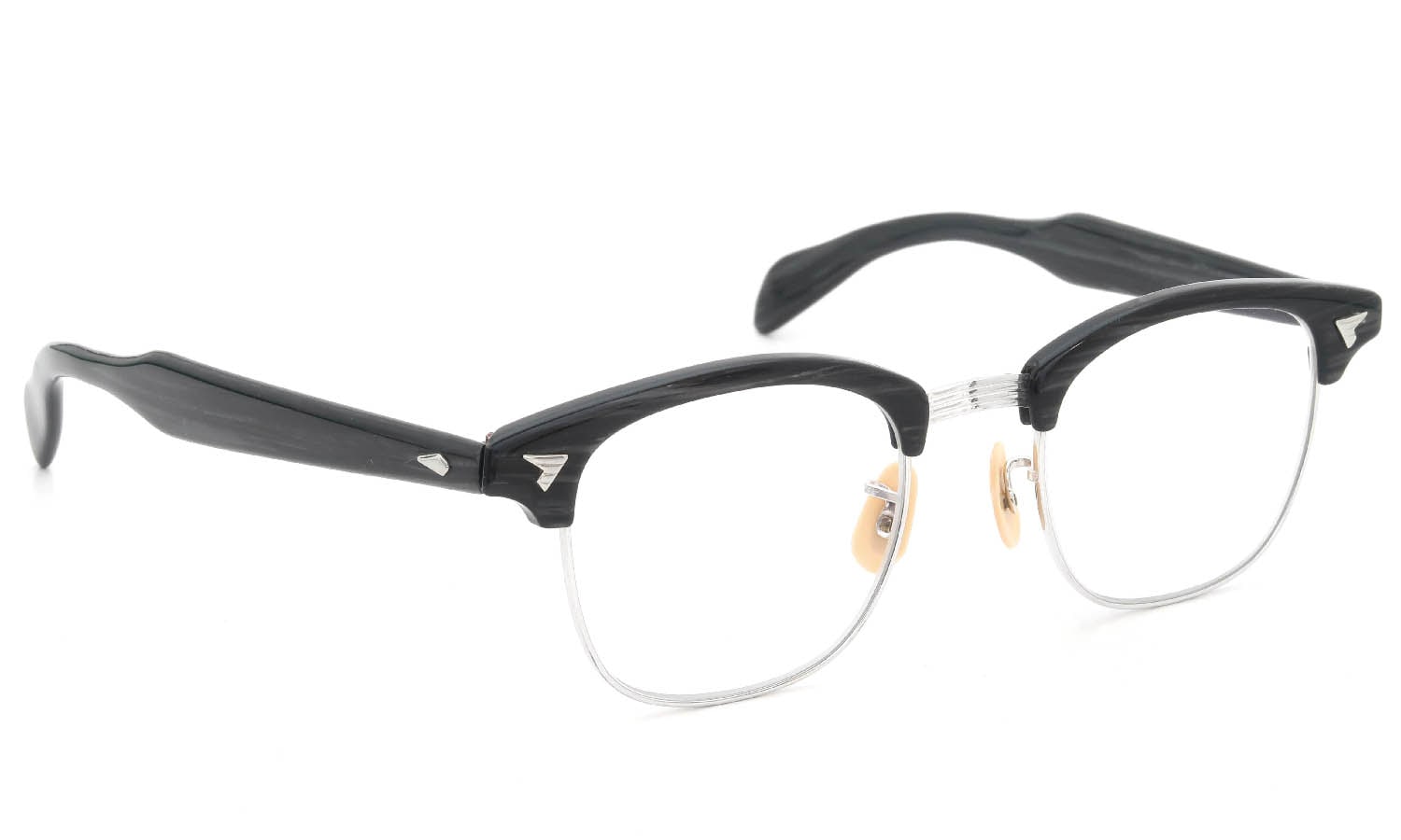 SALE／59%OFF】 MeeShowブランド1513グレー 老眼鏡 度数+1.50 レトロ丸
