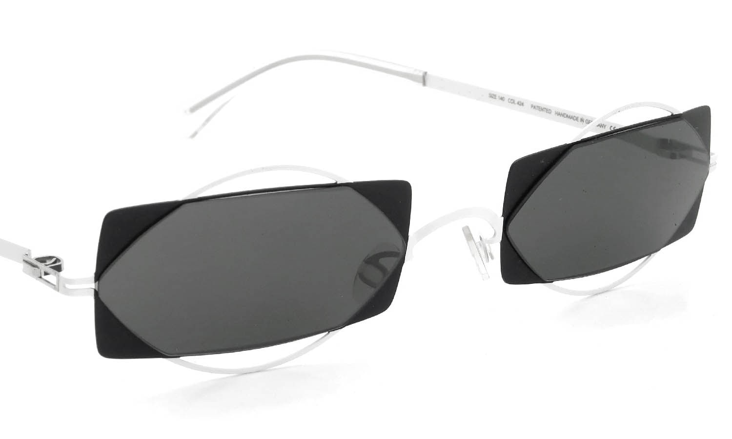 MYKITA / DAMIR DOMA Limited Edition Set CHARLOTTE Antique-White/Black Lens. Dark-Grey-Solid