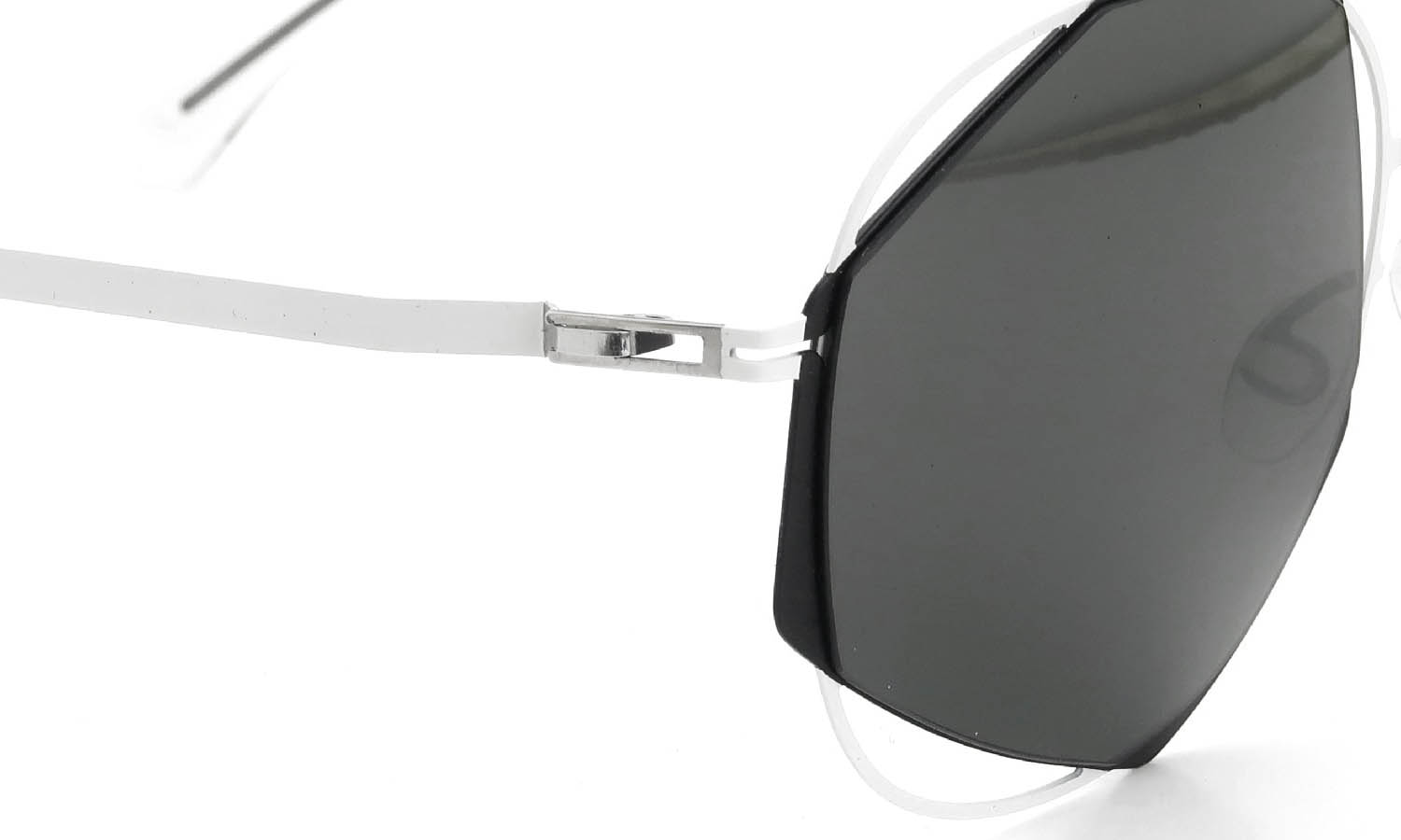 MYKITA / DAMIR DOMA Limited Edition Set ACHILLES Antique-White/Black Lens. Dark-Grey-Solid