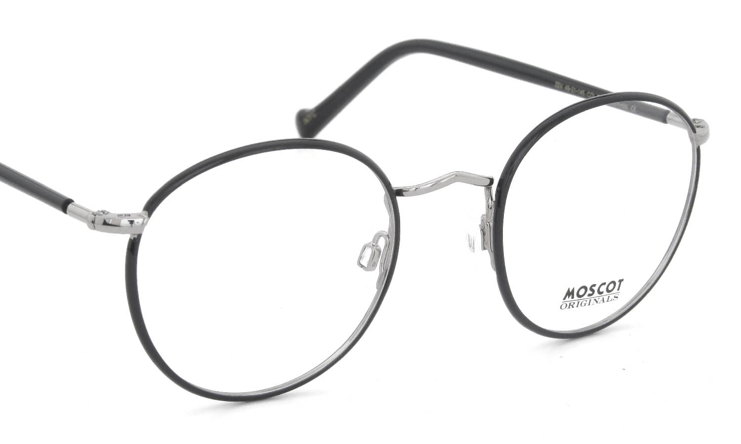 MOSCOT ZEV Col.Black/Gunmetal 49size