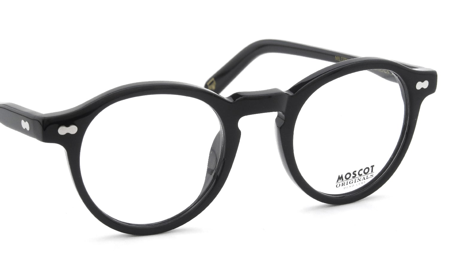 MOSCOT モスコット メガネ MILTZEN ミルツェン通販 BLACK 46size (正規取扱店：ポンメガネ大宮) 正規取扱