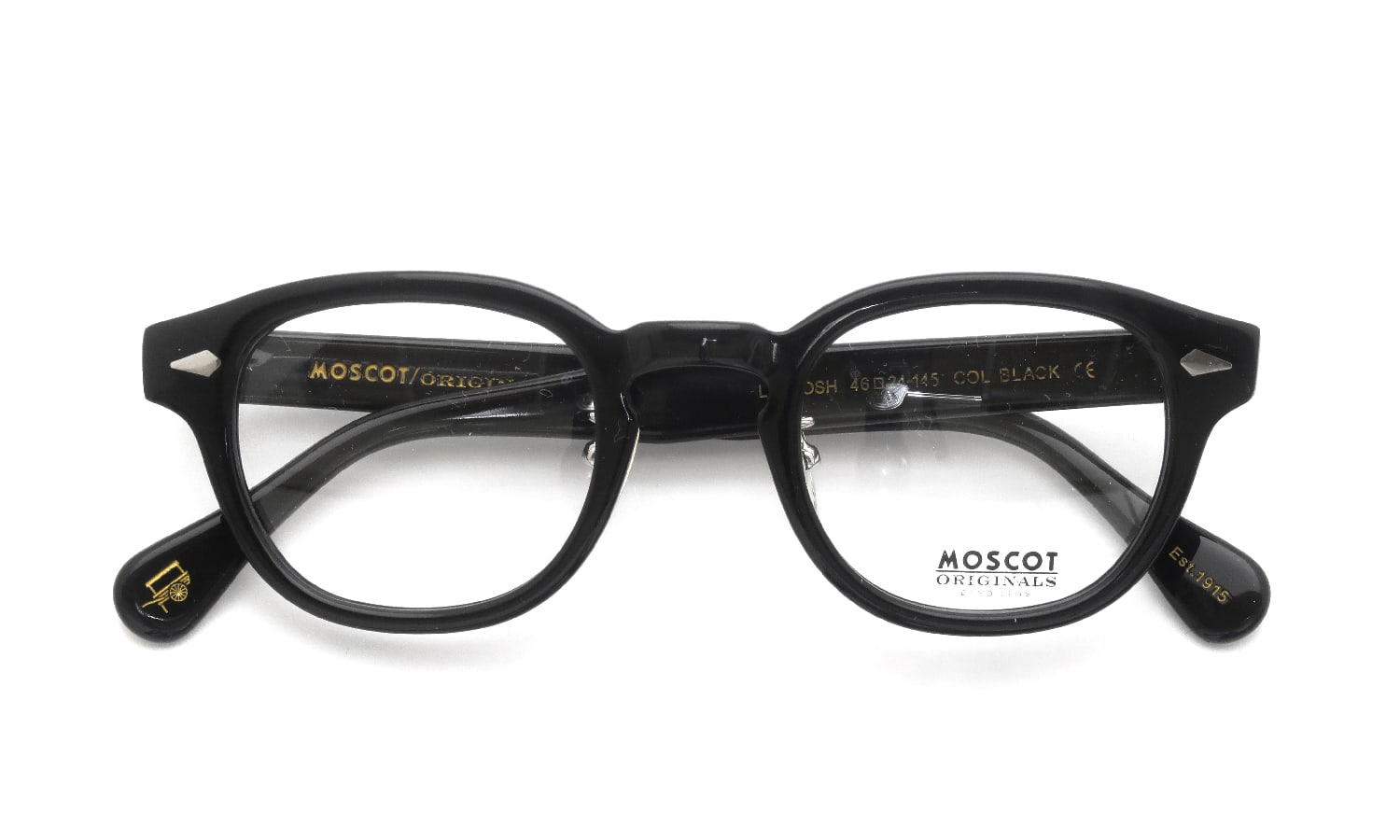 Moscot モスコット 定番メガネ Lemtosh Mp レムトッシュ メタルアームパット通販 Black 46size M 正規取扱店 ポンメガネ大宮