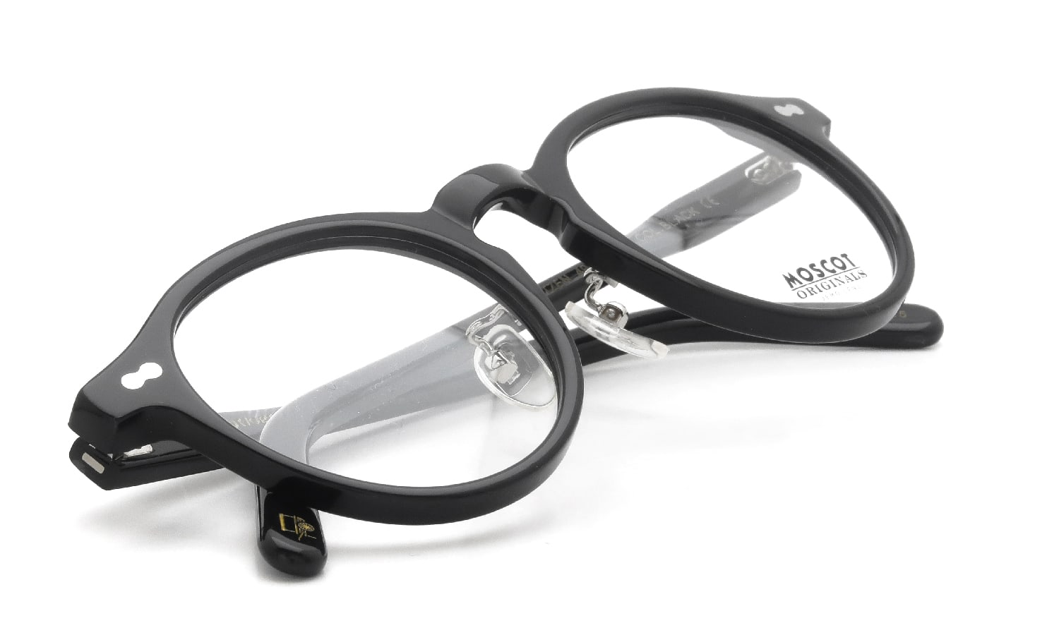 MOSCOT モスコット メガネ MILTZEN-MP ミルツェン メタルアームパット通販 BLACK 49size (正規取扱店：ポンメガネ