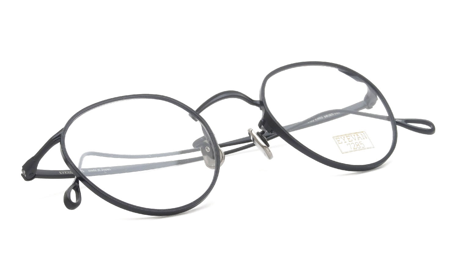 EYEVAN 7285 156B c.805 BLACK 新品未使用-