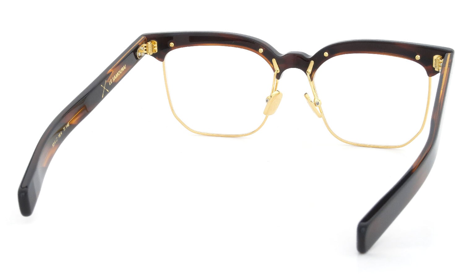 SAUVAGE サバージュ メガネ LE SAMOURAI通販 PM-001B Deep Brown/Gold