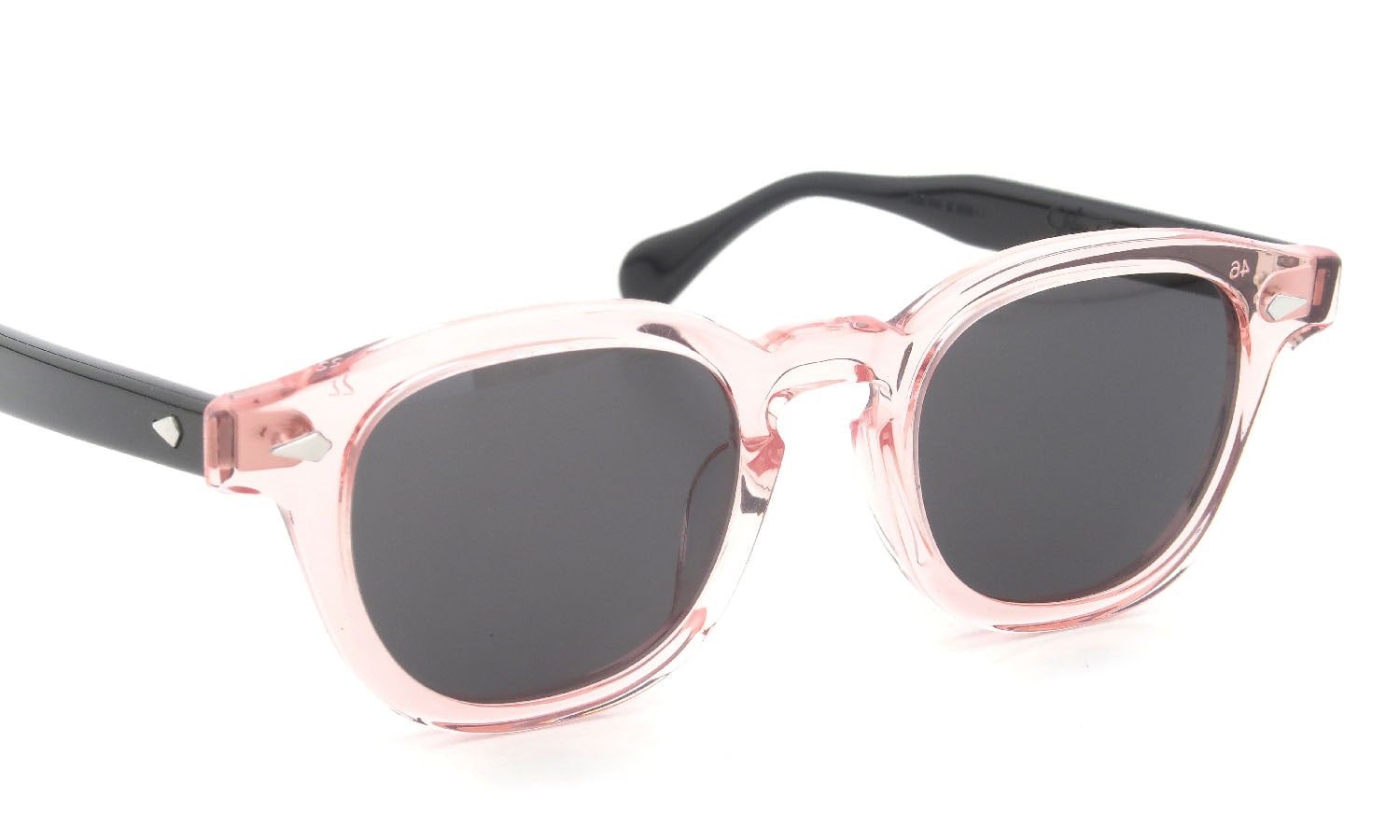 JULIUS TART OPTICAL × HYKE AR-46-22 Flesh Pink/Black