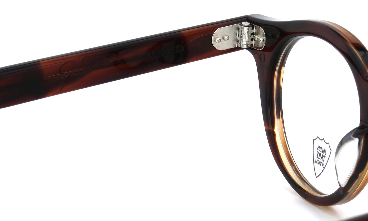 JULIUS TART OPTICAL HAROLD 43-23 Demi-Amber