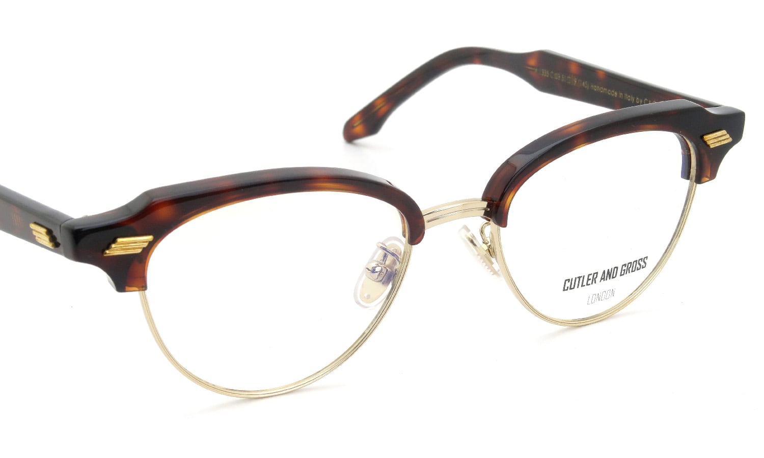 CUTLER AND GROSS M:1335 C:03 DARK TURTLE/GOLD 51size