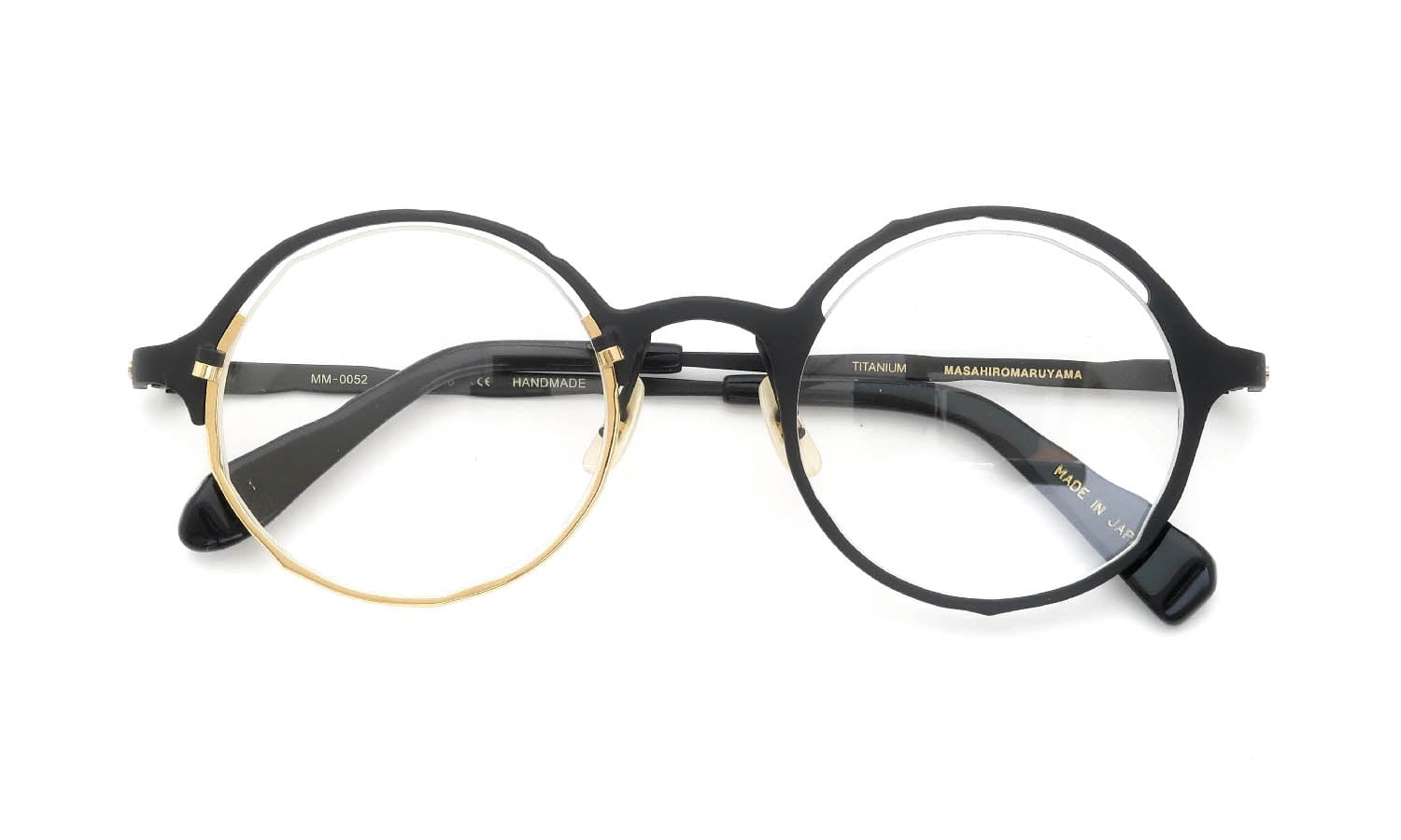 2極タイプ マサヒロマルヤマ MM-0052 - No.1 Black - Gold