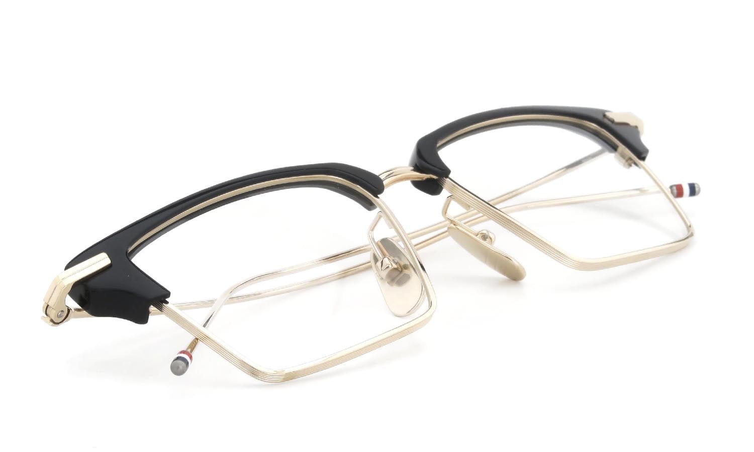 THOM BROWNE TBX422-A-01 52size WhiteGold Black