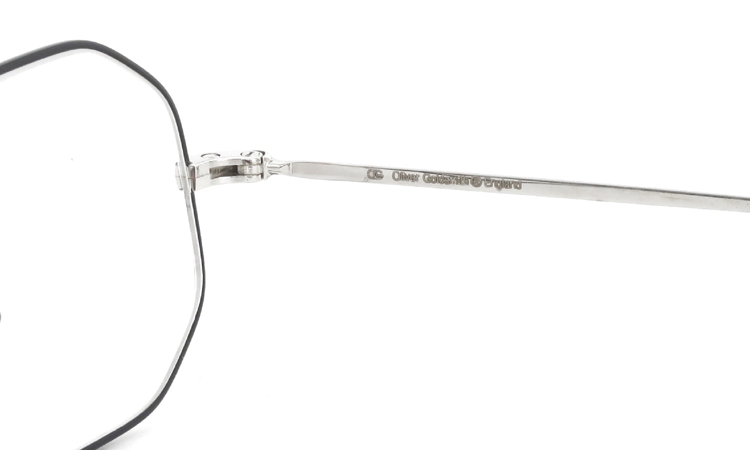 Oliver Goldsmith 海外モデル Oliver Octag with Pad Silver BK 48size