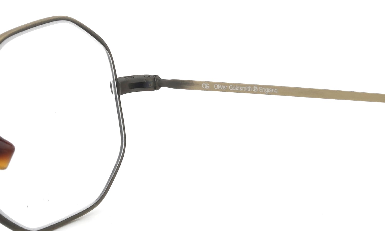 Oliver Goldsmith 海外モデル Oliver Octag with Pad Antique Gold 48size