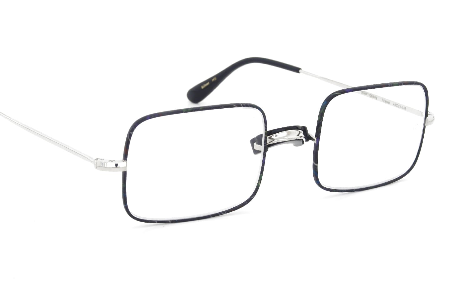 Oliver Goldsmith 海外モデル Oliver Oblong with Pad Silver MS 48size