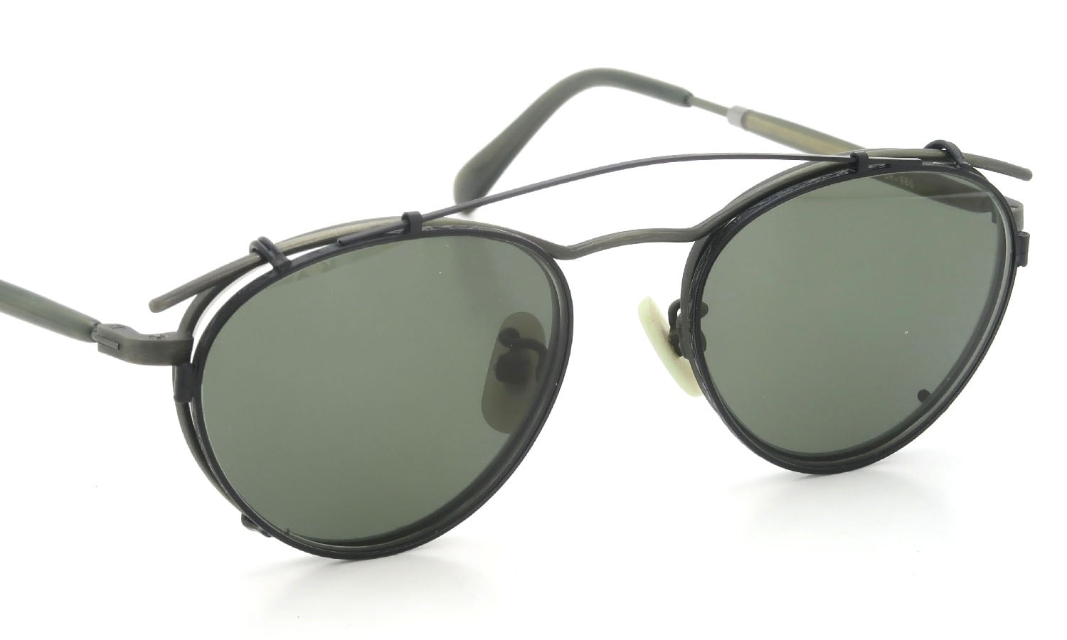 OLIVER PEOPLES 1990's OP-6 GR-986 with Clip