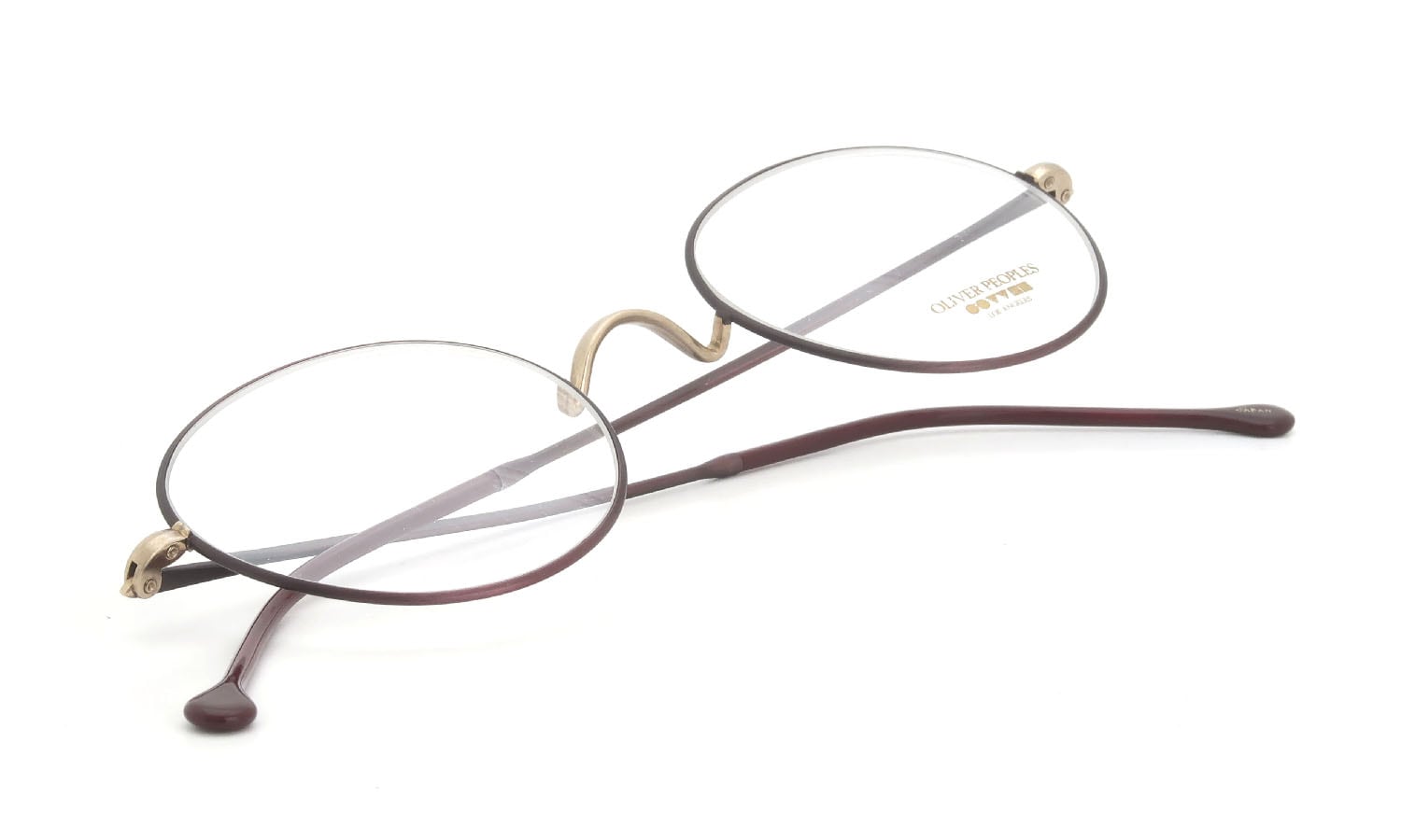 OLIVER PEOPLES 1990s OP-80 BURG/BG