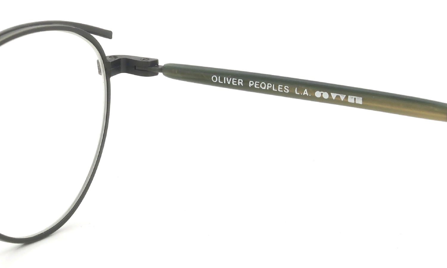 OLIVER PEOPLES 1990's OP-6 GR-986 with Clip