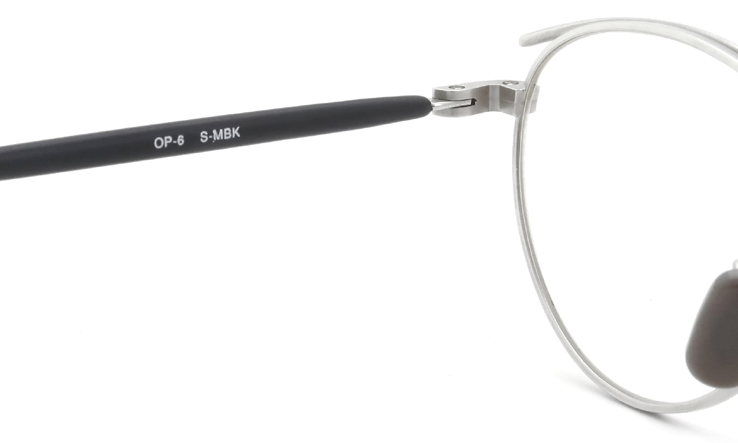 OLIVER PEOPLES 1990s OP-6 S-MBK