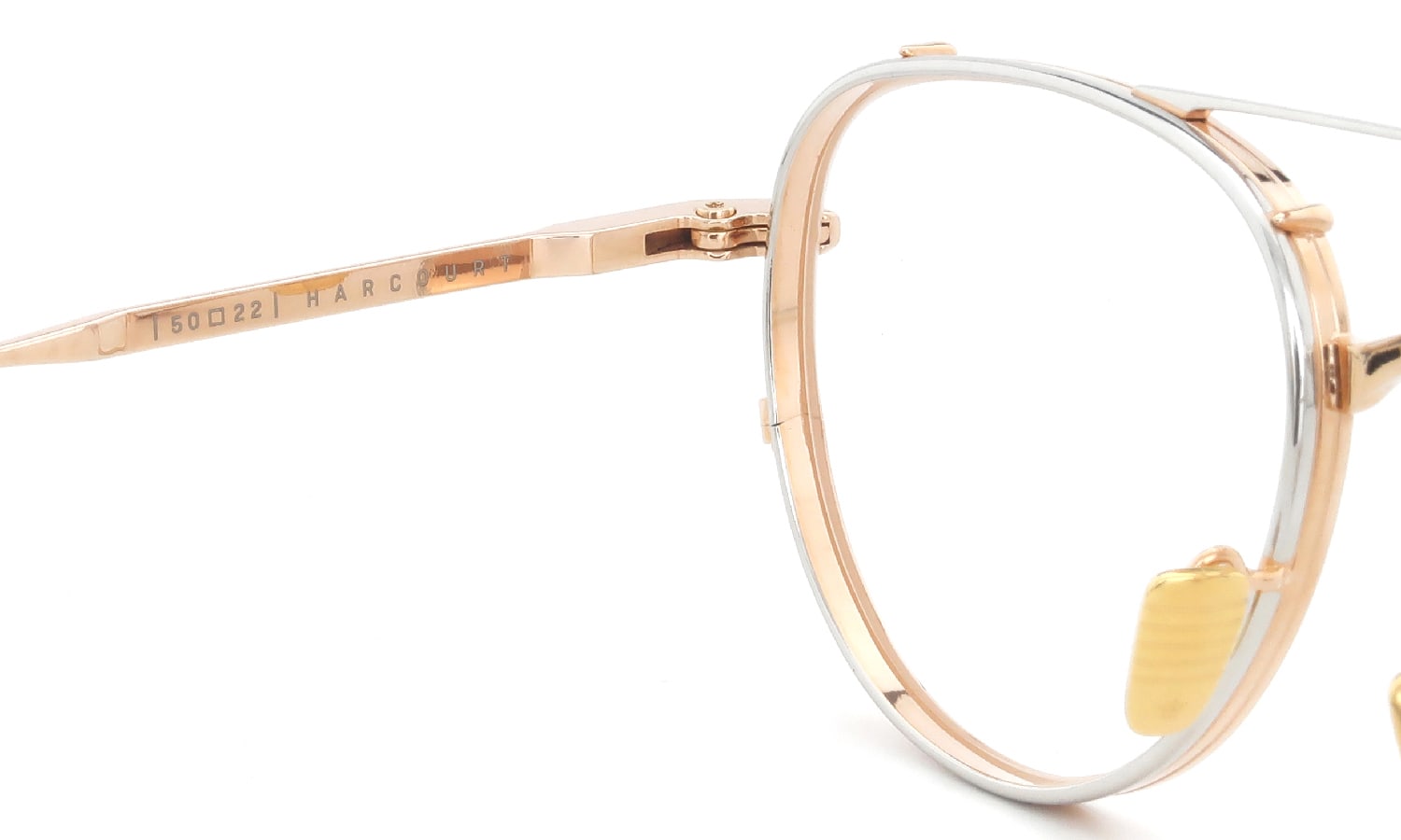 JACQUESMARIEMAGE メガネ HARCOURT Rose Gold