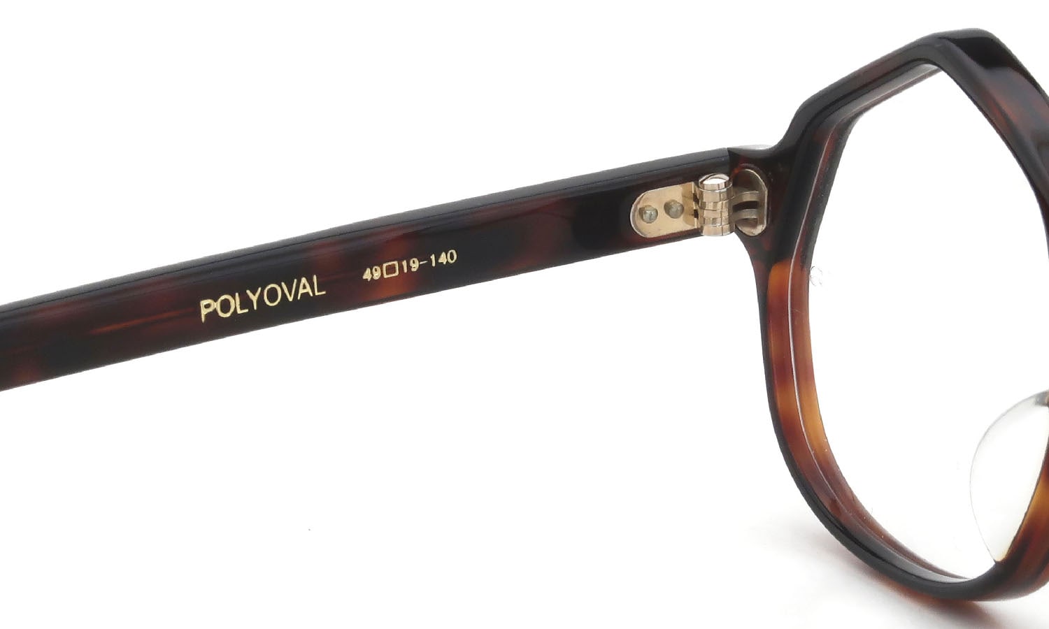 OLIVER GOLDSMITH POLYOVAL DARK TORTOISESHELL