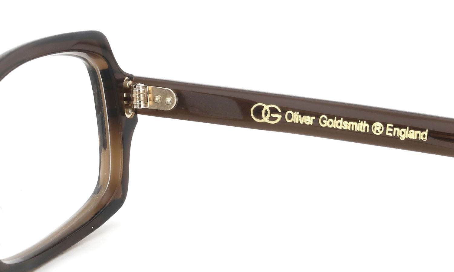 OLIVER GOLDSMITH メガネ通販 SHAH-g WHISKY