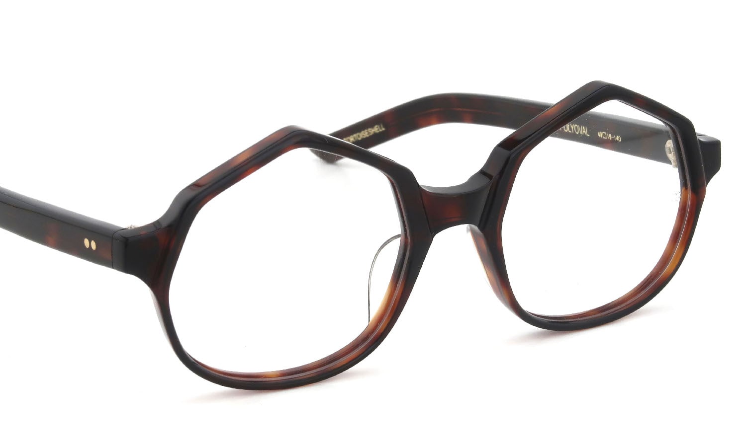 OLIVER GOLDSMITH POLYOVAL DARK TORTOISESHELL