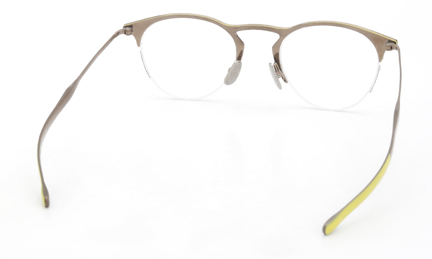 I.ENOMOTO × PonMegane 限定生産メガネ IE007 BR1/YELLOW