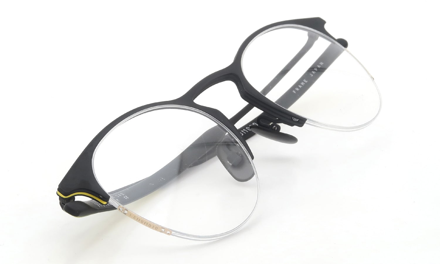 I.ENOMOTO × PonMegane 限定生産メガネ IE007 BK/YELLOW