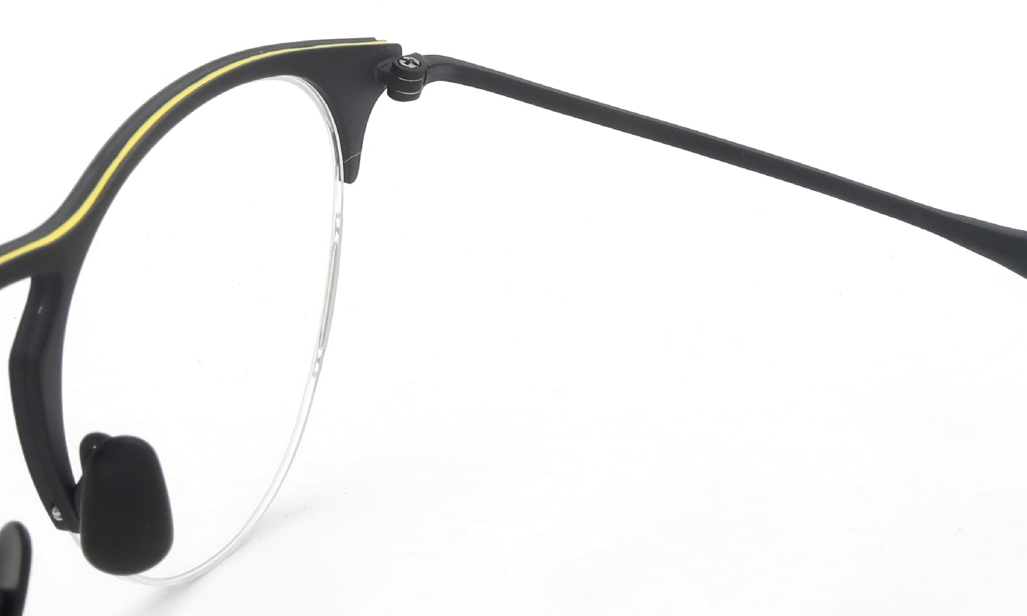 I.ENOMOTO × PonMegane 限定生産メガネ IE007 BK/YELLOW