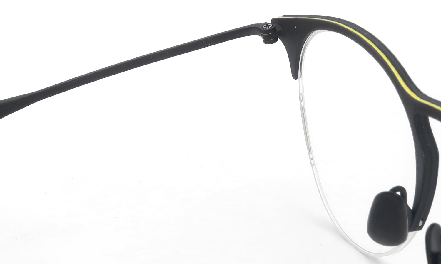 I.ENOMOTO × PonMegane 限定生産メガネ IE007 BK/YELLOW